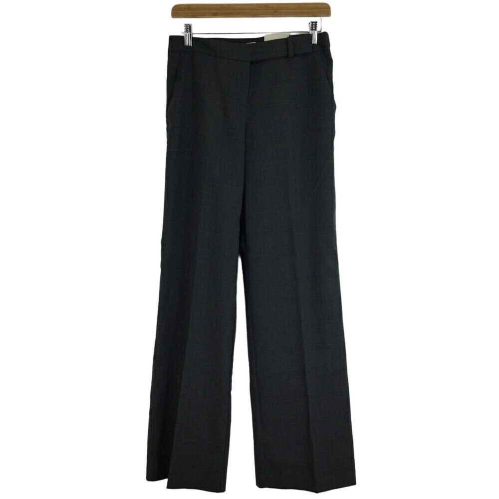 Van Heusen Studio Womens Modern Fit Stretch Trouser Leg Dress Pants Charcoal 2R